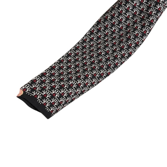 Y2K Susan Graver lace hem,jersey knit,tunic,sweater,office siren,gorpcore,warm - Picture 3 of 13